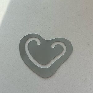Tiffany&Co Silver Heart-Shaped Bookmark